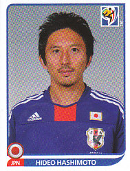 Hideo Hashimoto Japan samolepka Panini World Cup 2010 #382